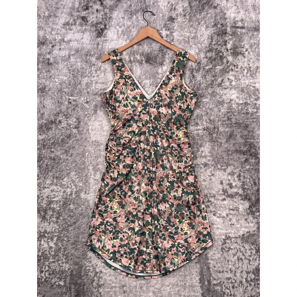 Prana Dress Large Womens Watercolor Athletic Hiking Stretch Tennis Golf_3